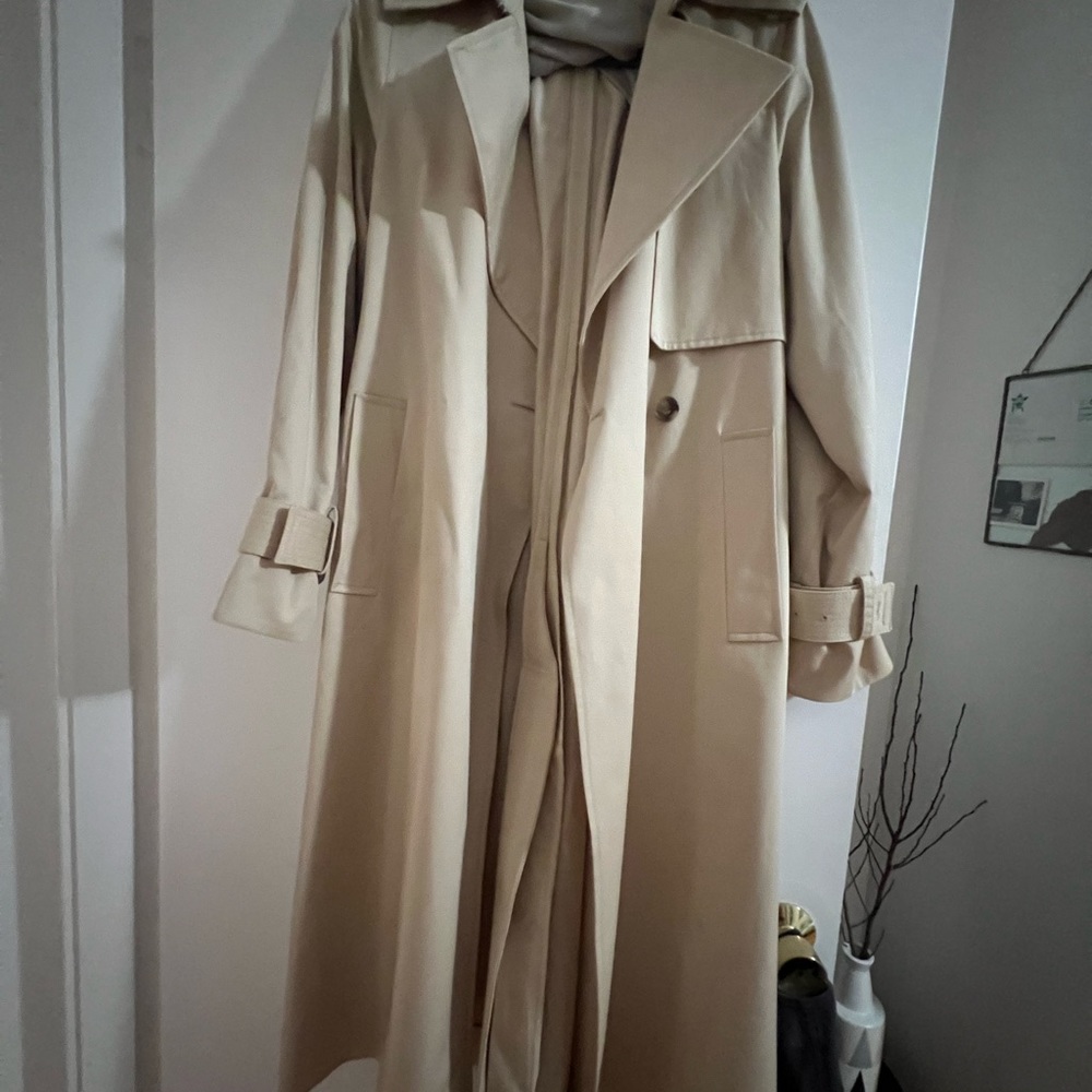 COS Beige Belted Trench Coat - Picture 10 of 10